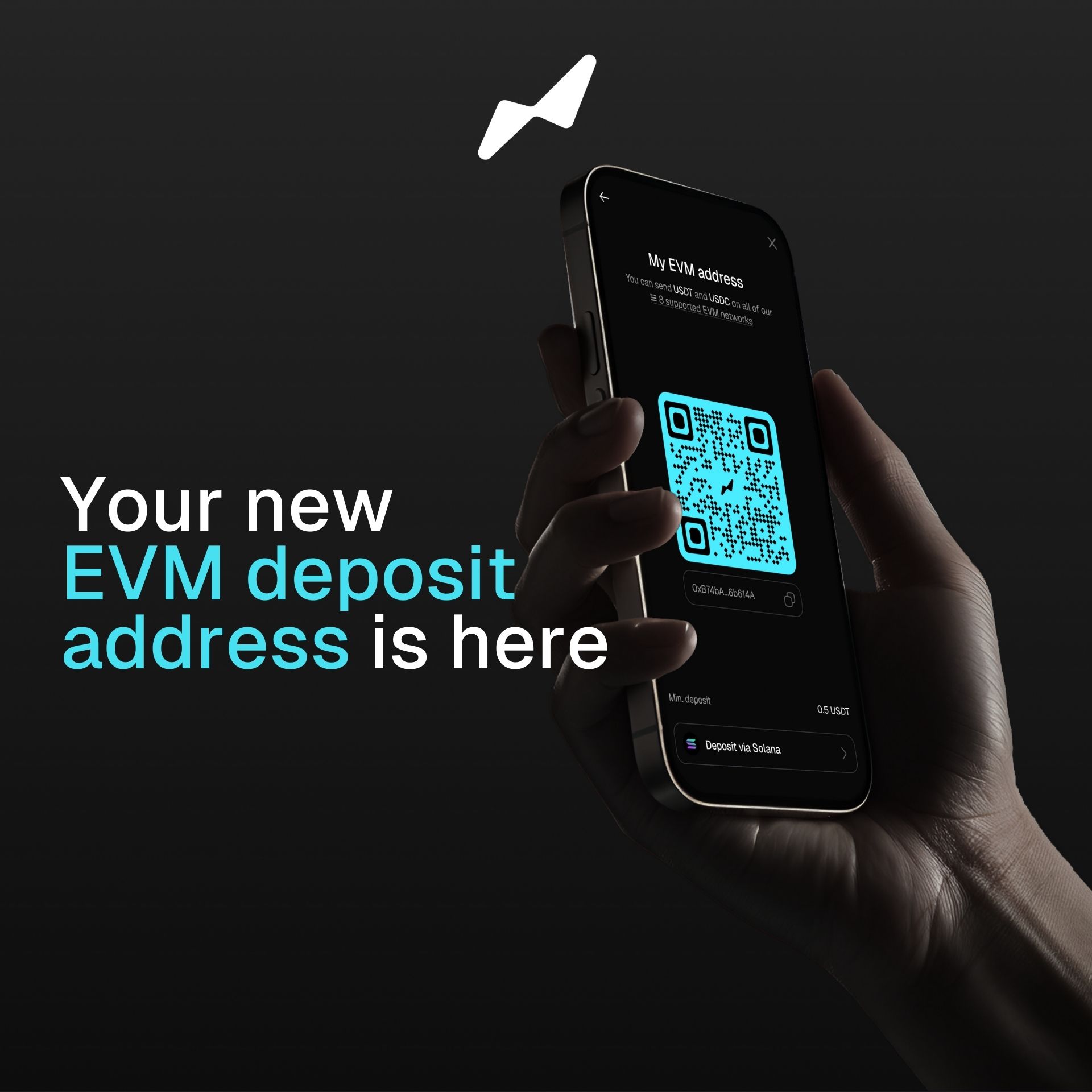 Important update: your new EVM deposit address is here